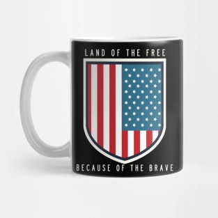 Land Of The Free Because Of The Brave Mug